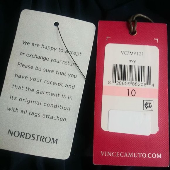 Vince Camuto Twist Front V-Neckline Jumpsuit Sz 10 - Picture 4 of 6